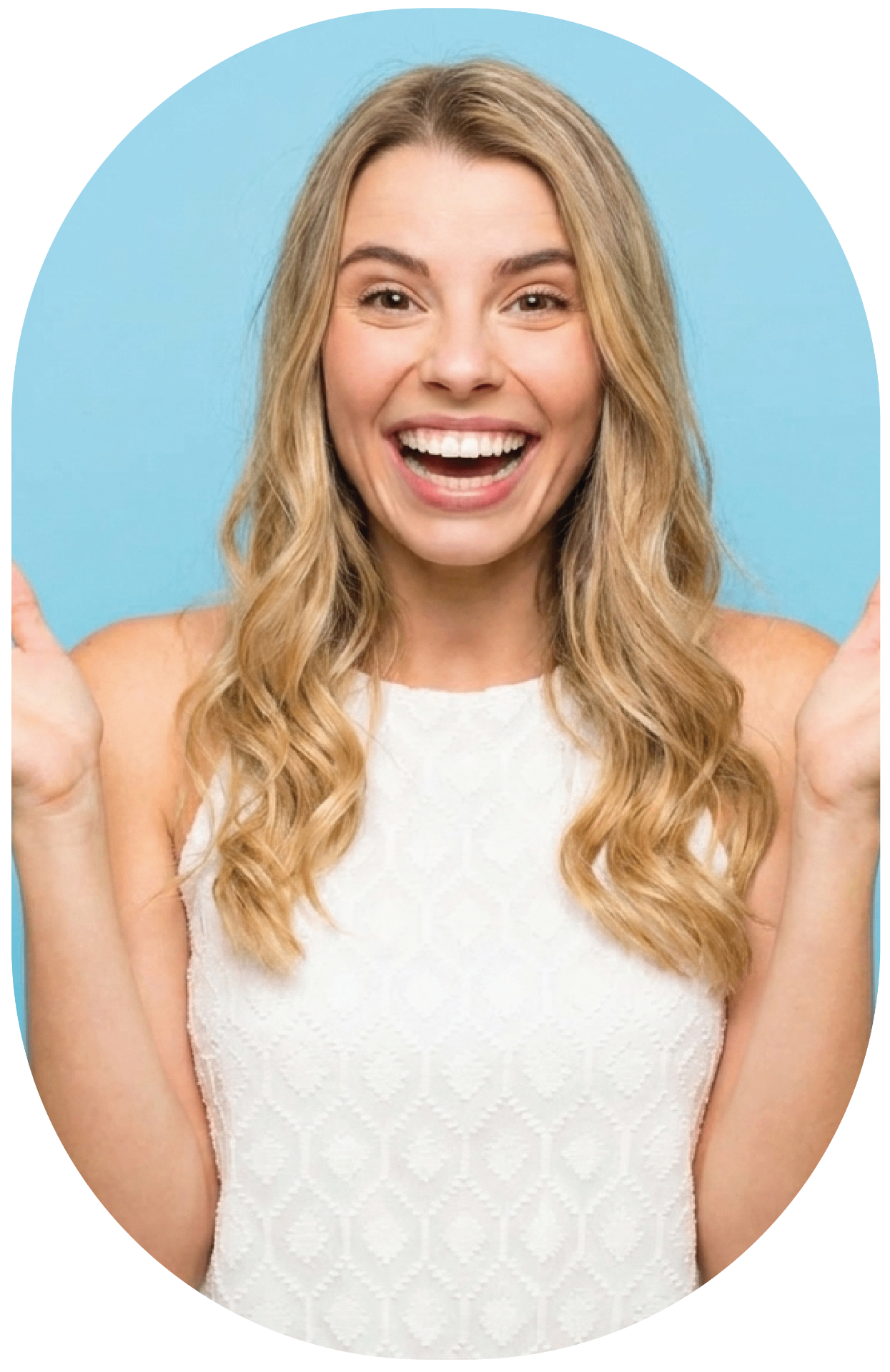 Smiling dental patient